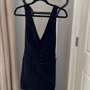 Free People, new w/o tag, size 6, black cord dress